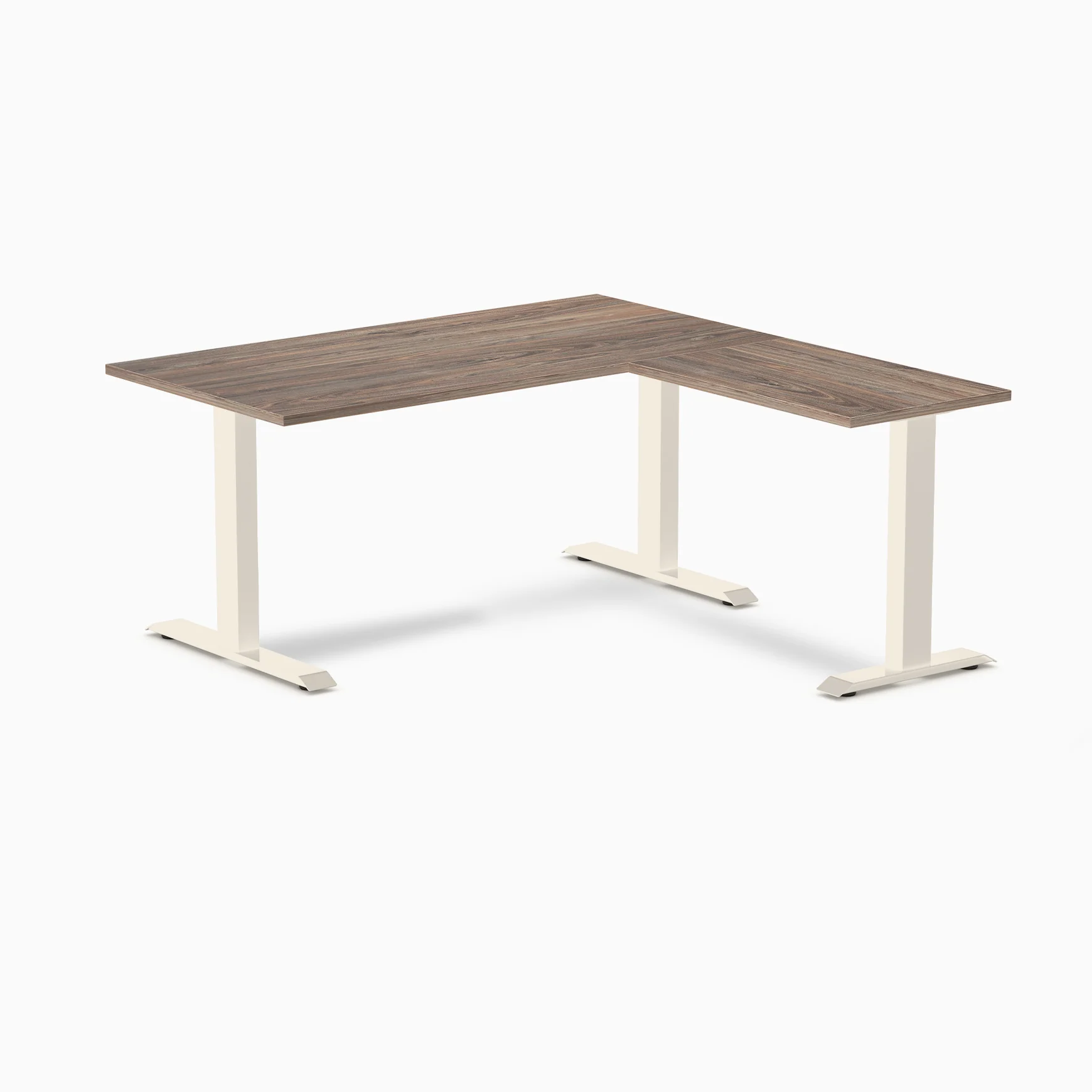 Desky Zero Melamine L-Shape Office Desk - Image 97