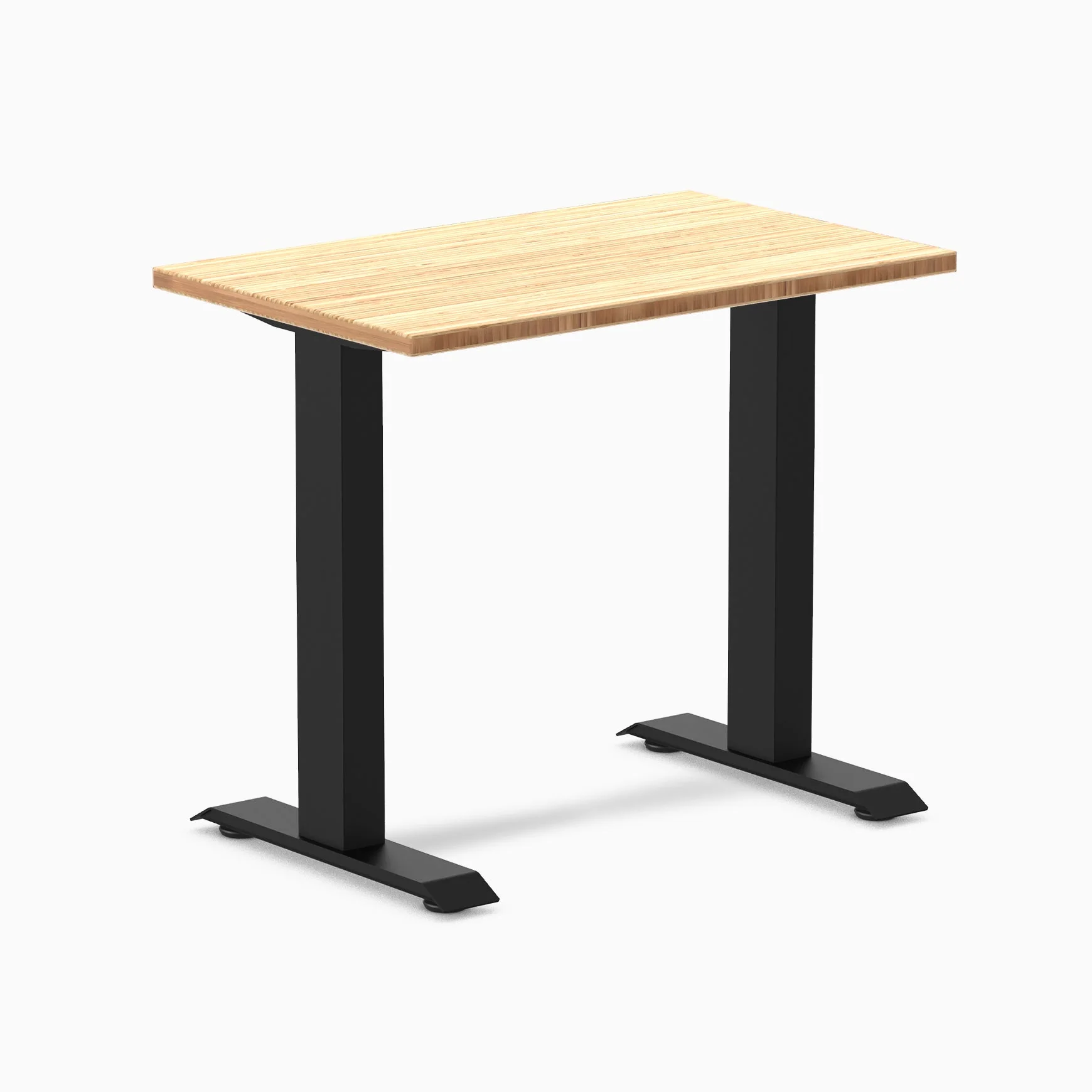 Desky Zero Mini Bamboo Office Desk - Image 9