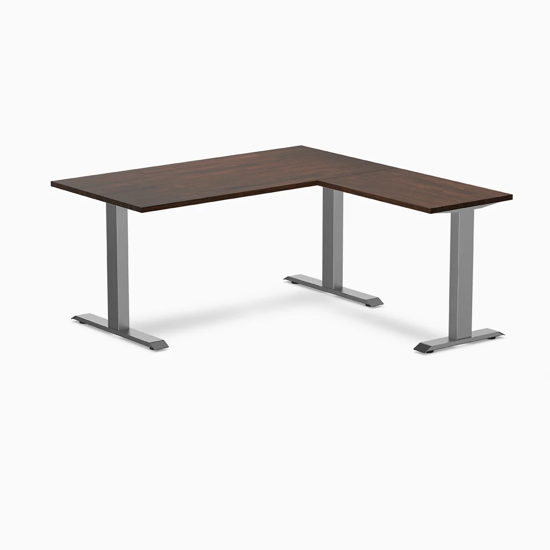 Desky Zero Rubberwood L-Shape Office Desk - Image 10