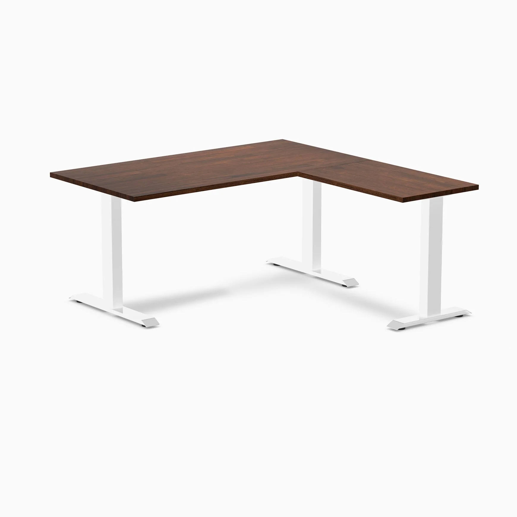 Desky Zero Rubberwood L-Shape Office Desk - Image 17