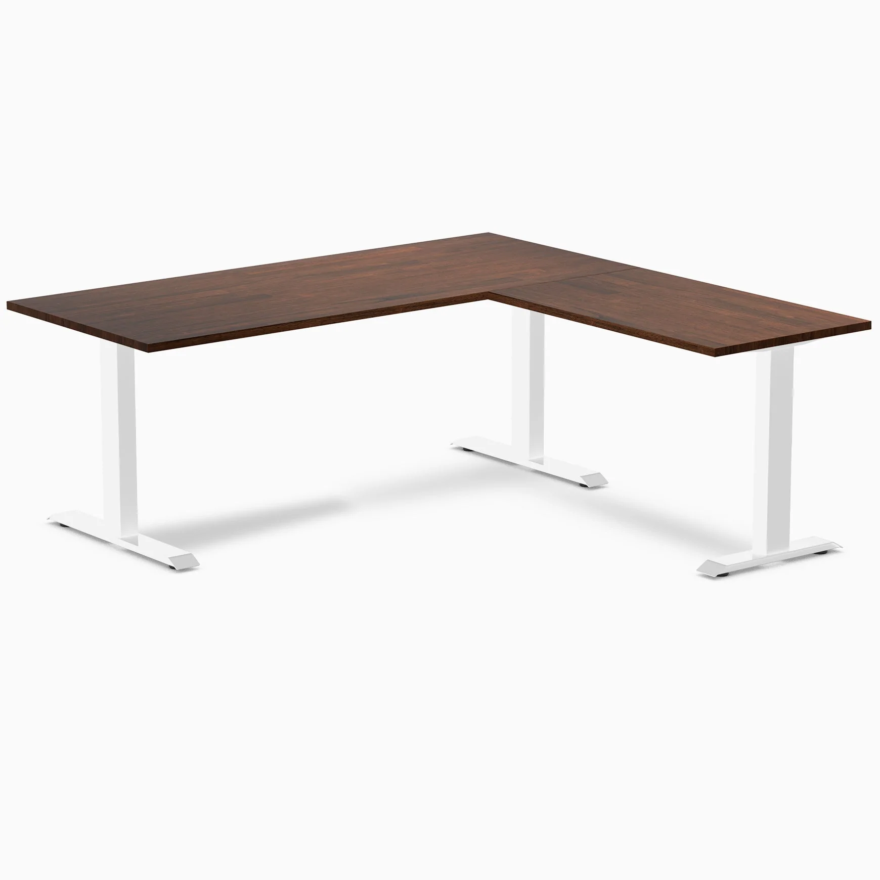 Desky Zero Rubberwood L-Shape Office Desk - Image 20