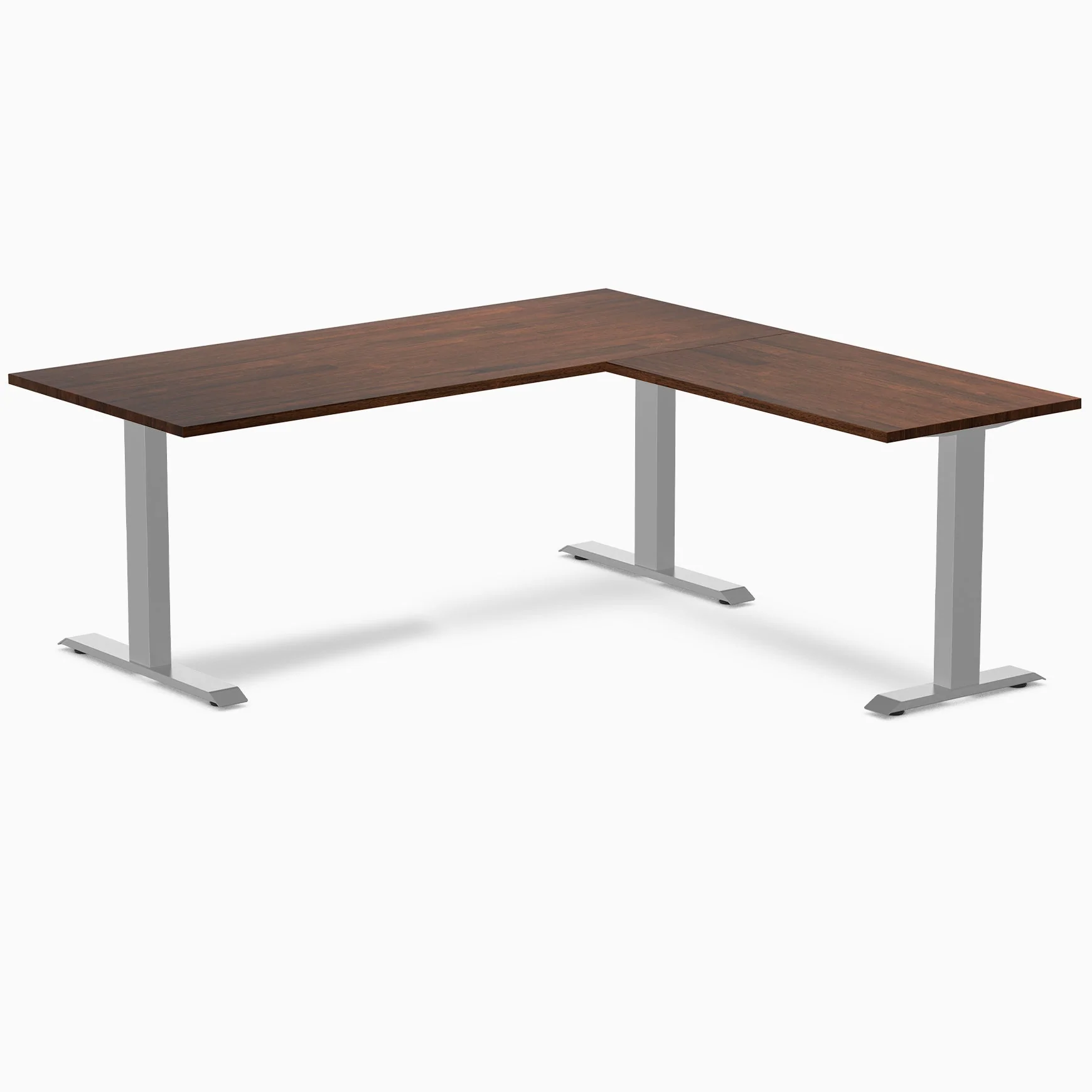Desky Zero Rubberwood L-Shape Office Desk - Image 21
