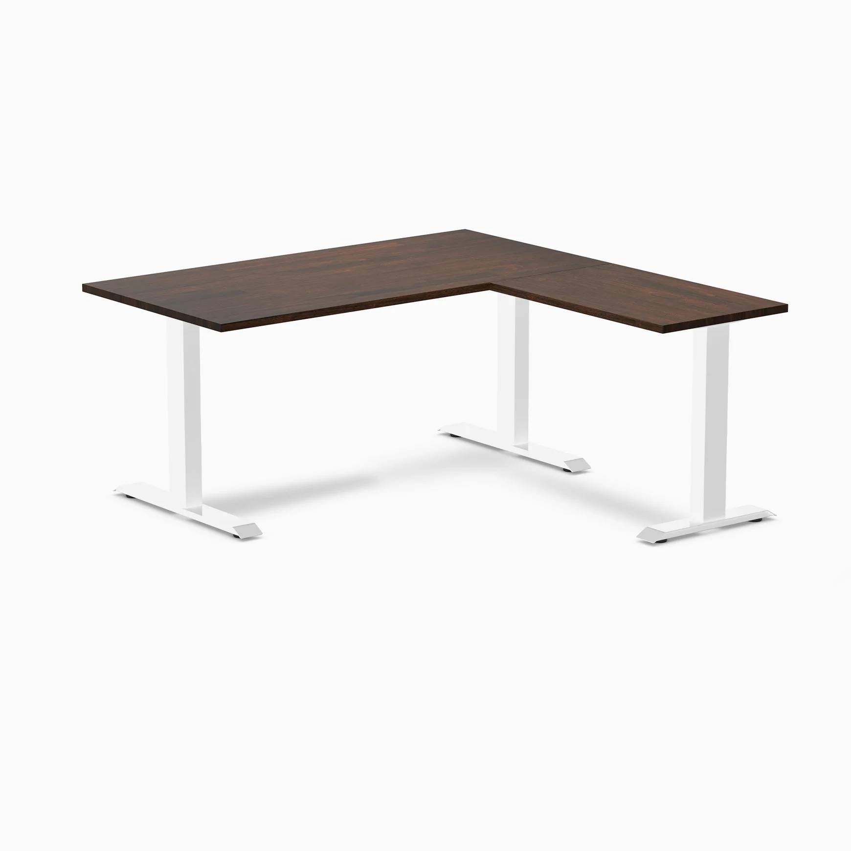 Desky Zero Rubberwood L-Shape Office Desk - Image 23