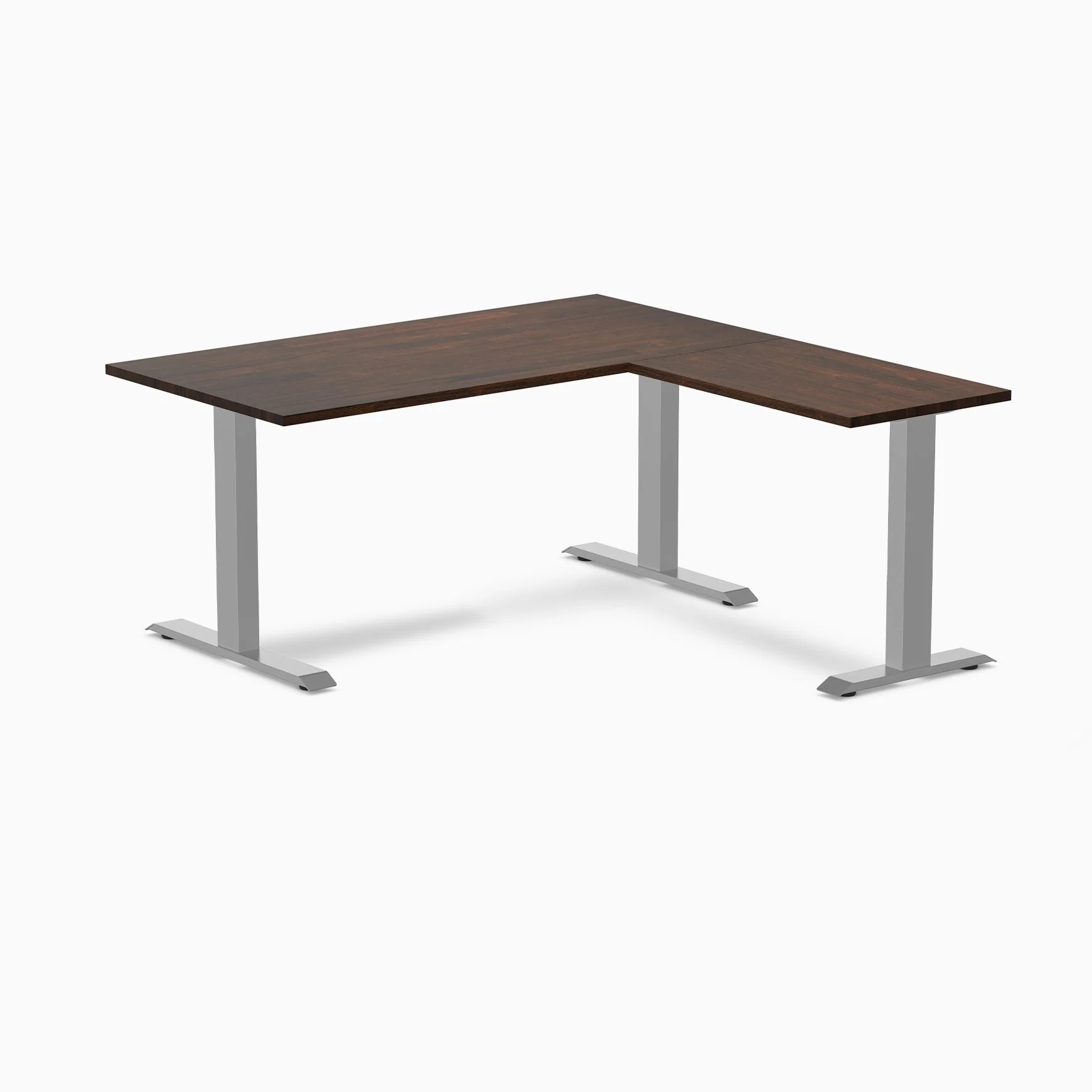 Desky Zero Rubberwood L-Shape Office Desk - Image 24
